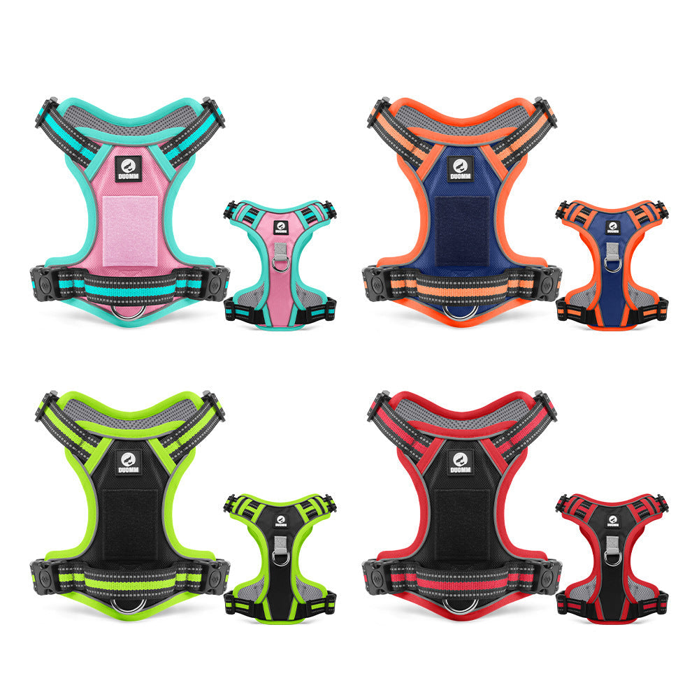 No-Pull Step-In Dog Harness – Adjustable Reflective Padded Vest