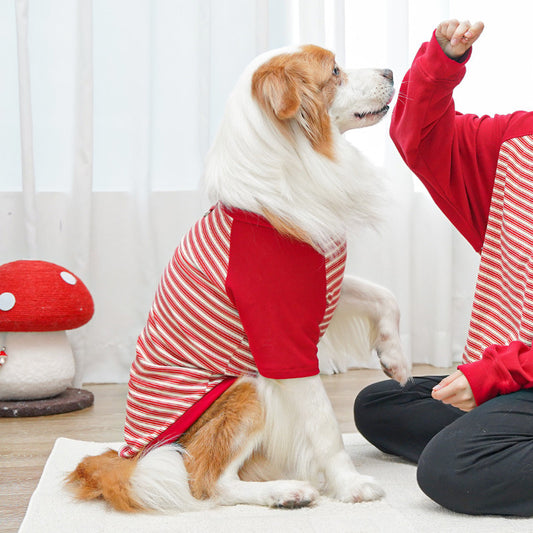 Adorable Striped Pet Tee – Cute Base Layer for Dogs & Cats
