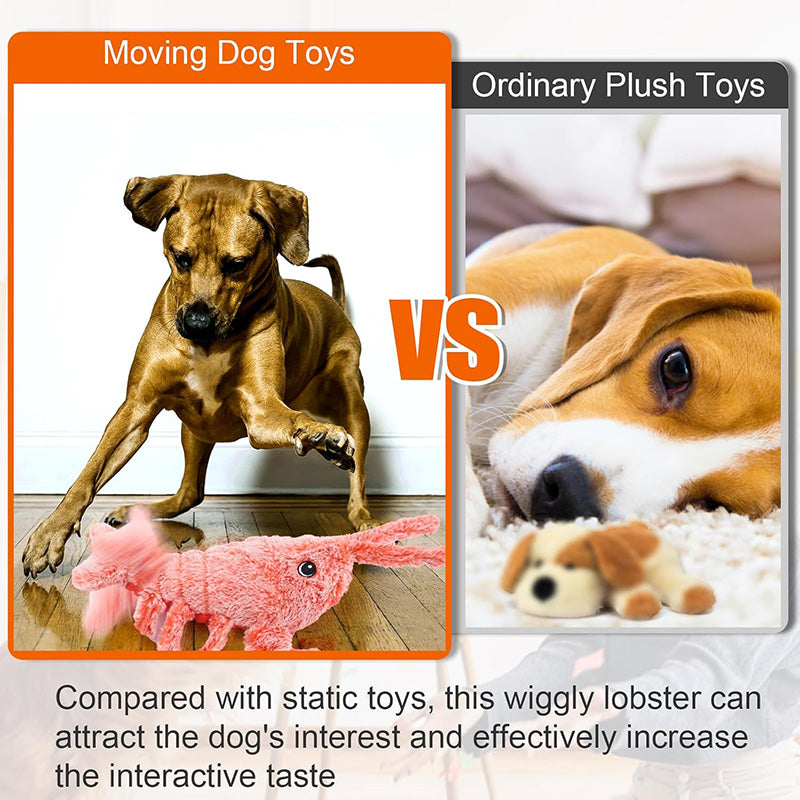 Wiggly Lobster - Interactive Dog Toy