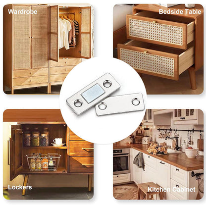 Ultra-Thin Invisible Cabinet Door Magnetic Catch