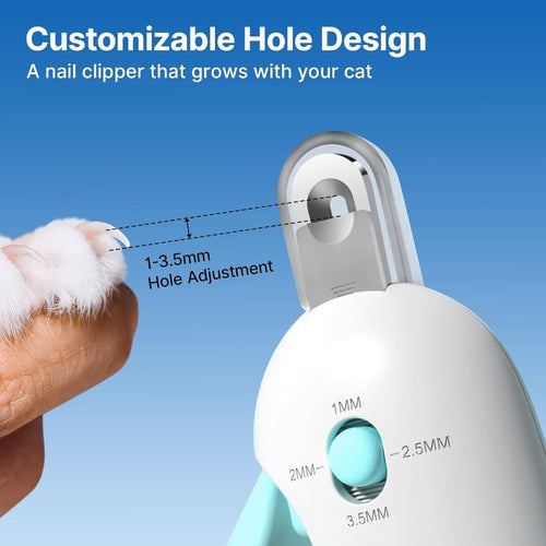 Adjustable Anti-Splash Cat Nail Clipper