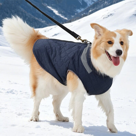 Warm Quilted Winter Dog Coat