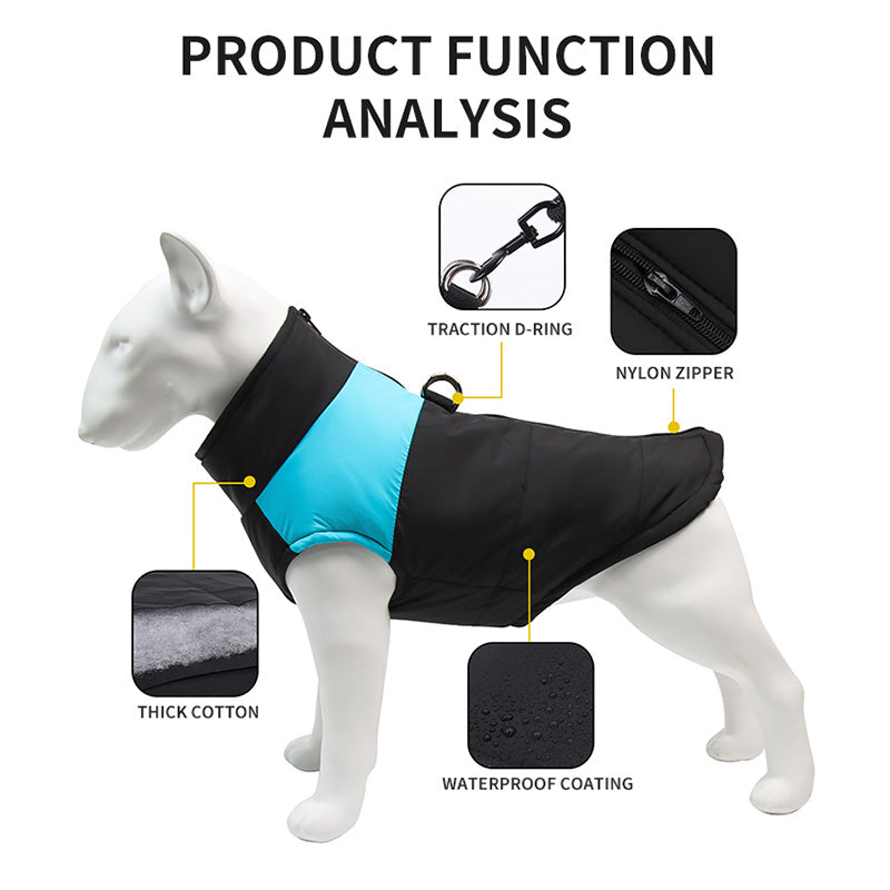 Warm Padded Dog Winter Jacket