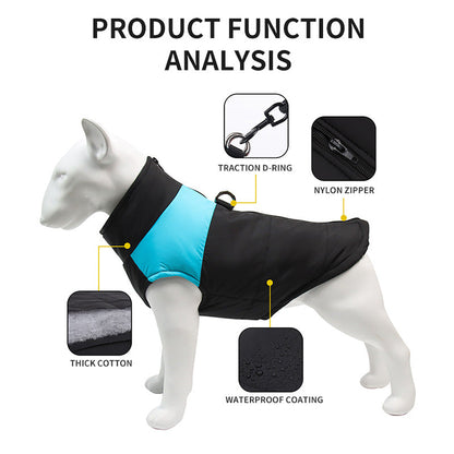 Warm Padded Dog Winter Jacket