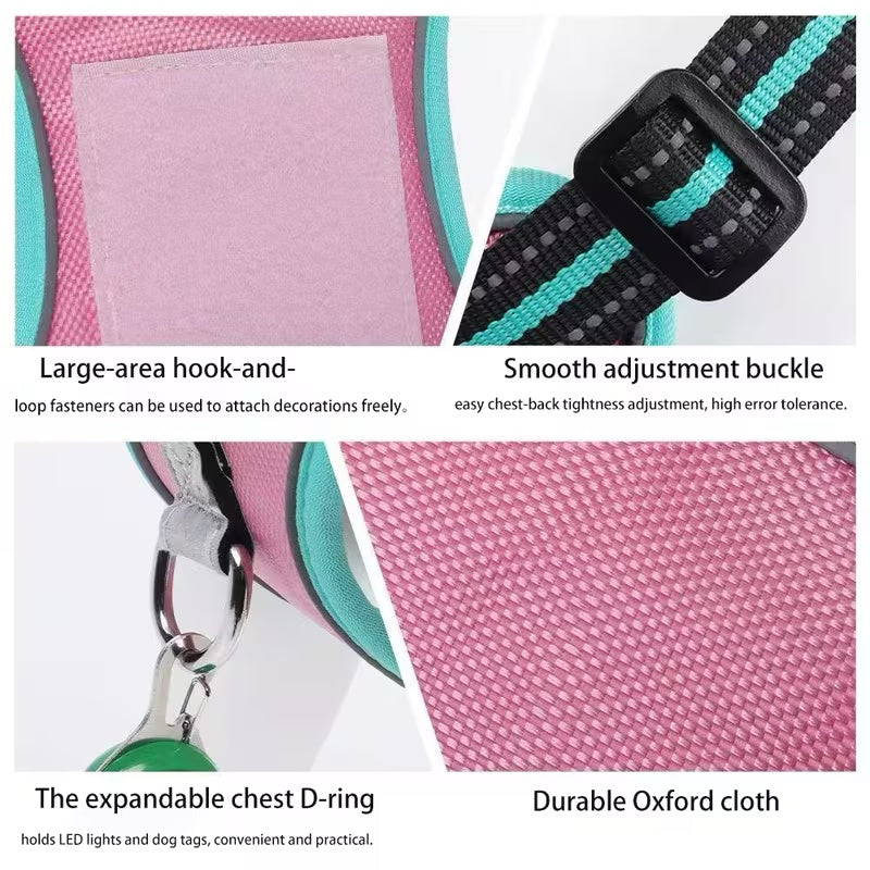No-Pull Step-In Dog Harness – Adjustable Reflective Padded Vest