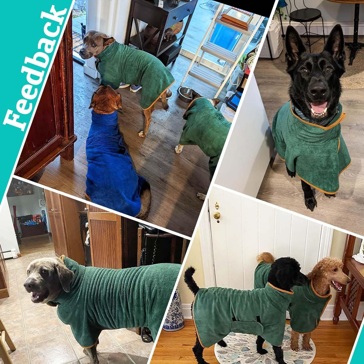 Pet Drying Robe – Super Absorbent, Full-Body Wrap