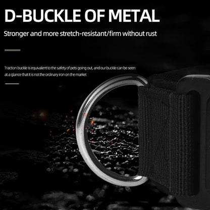 Tactical Dog Collar with Handle - Anti Pull