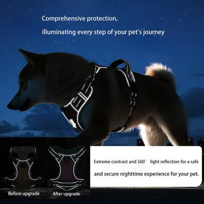 No-Pull Step-In Dog Harness – Adjustable Reflective Padded Vest