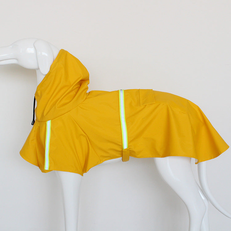 Lightweight Reflective Dog Raincoat