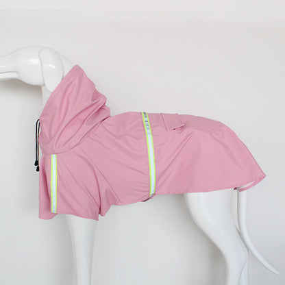 Lightweight Reflective Dog Raincoat
