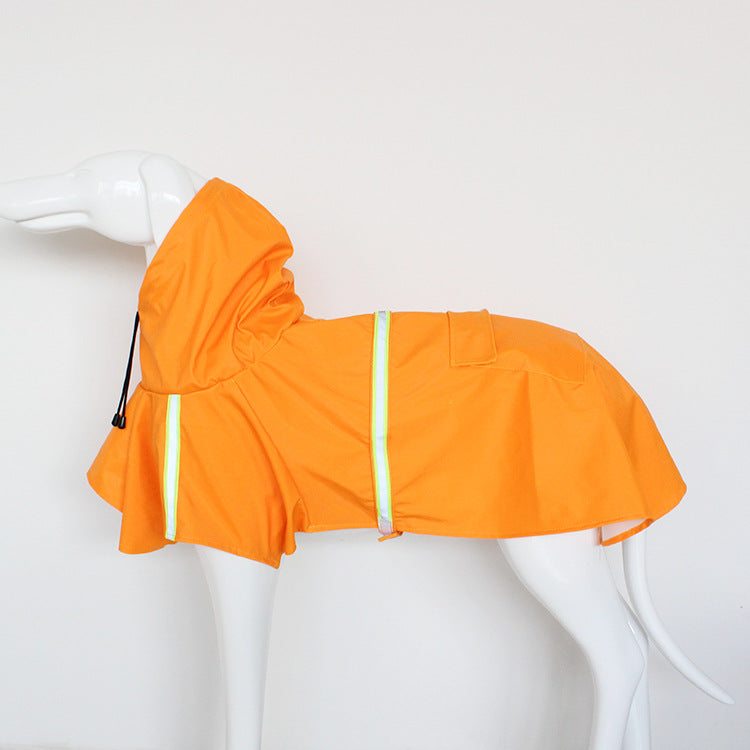 Lightweight Reflective Dog Raincoat