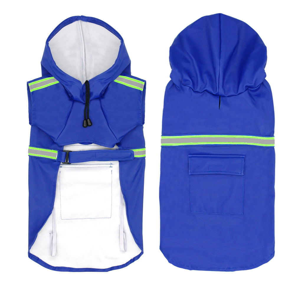 Lightweight Reflective Dog Raincoat