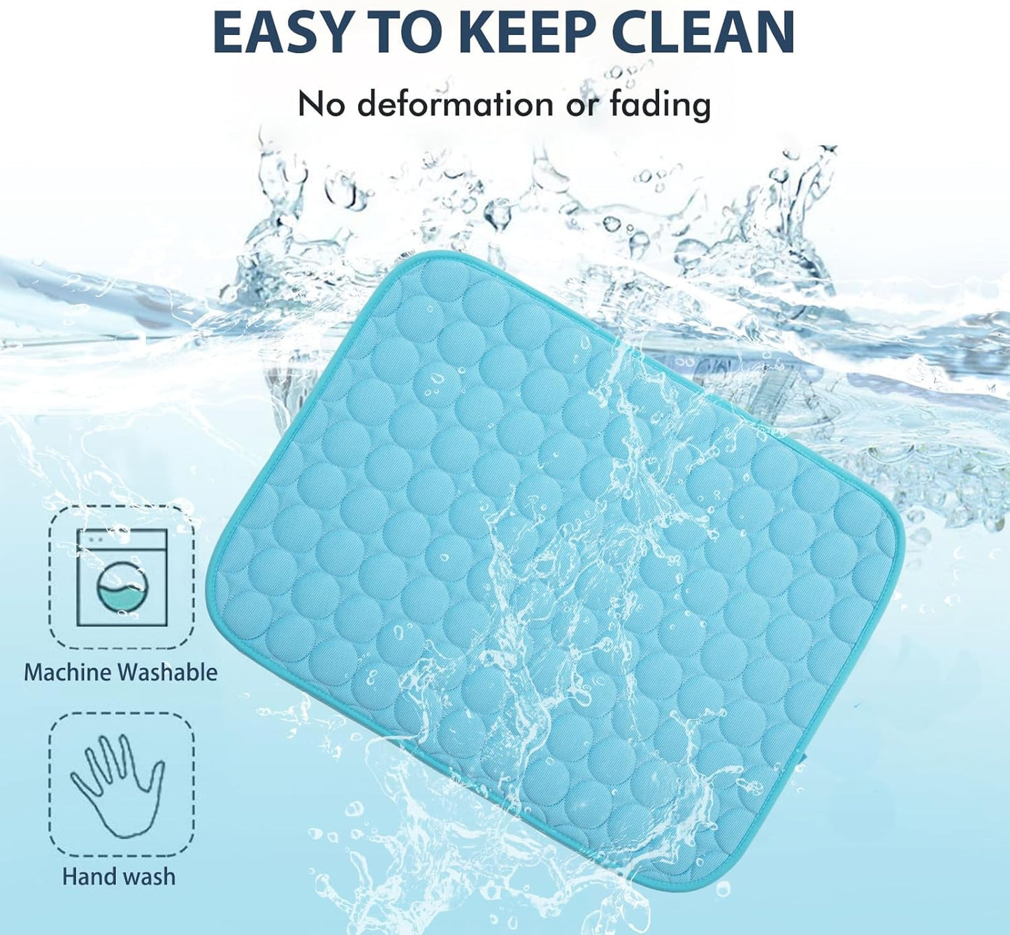 Pet Ice Silk Cooling Mat — Self-Cooling Summer Pad for Dogs & Cats