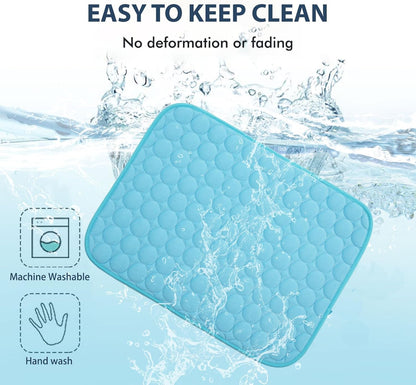 Pet Ice Silk Cooling Mat — Self-Cooling Summer Pad for Dogs & Cats