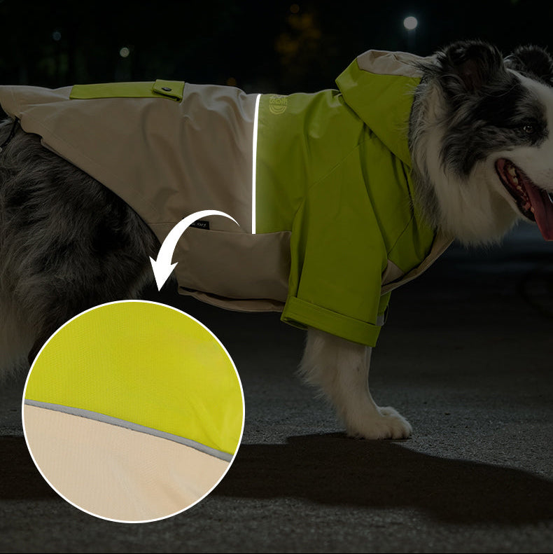 Waterproof Reflective Dog Rain Jacket