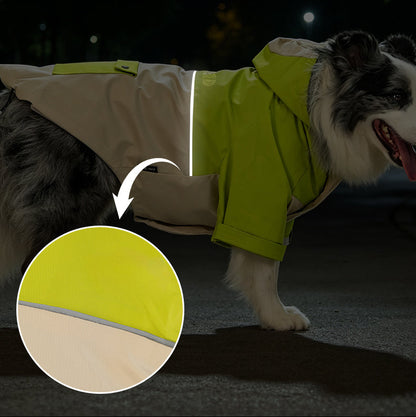 Waterproof Reflective Dog Rain Jacket