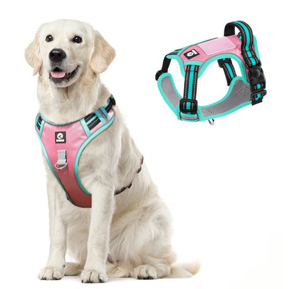No-Pull Step-In Dog Harness – Adjustable Reflective Padded Vest