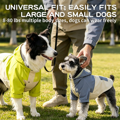 Waterproof Reflective Dog Rain Jacket