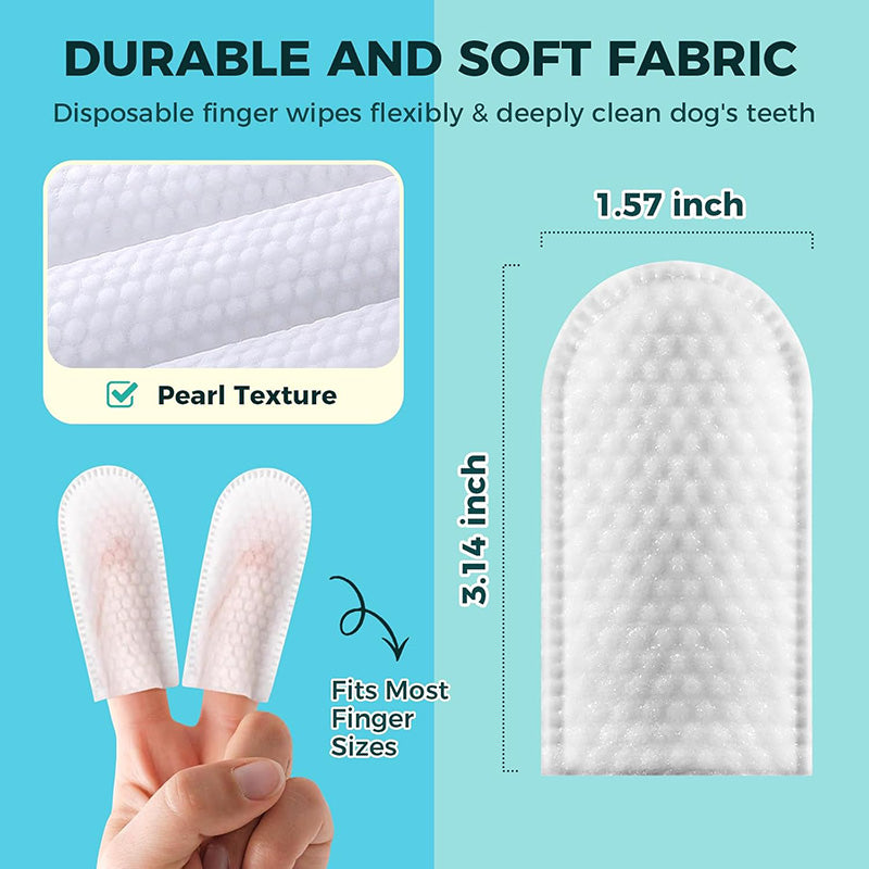 Pet Dental Finger Wipes