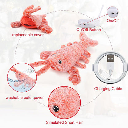 Wiggly Lobster - Interactive Dog Toy