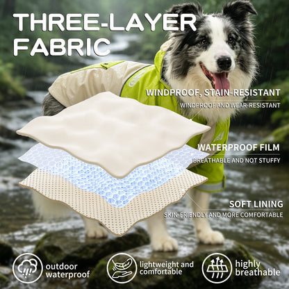 Waterproof Reflective Dog Rain Jacket