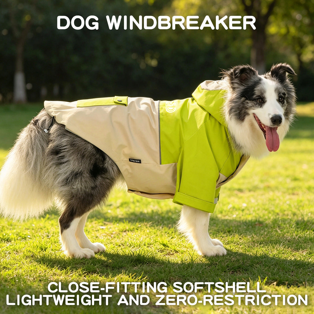 Waterproof Reflective Dog Rain Jacket