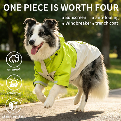 Waterproof Reflective Dog Rain Jacket