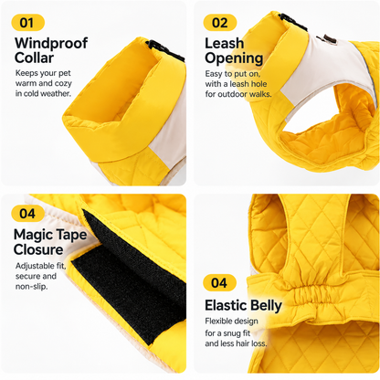 Quilted Dog Winter Coat