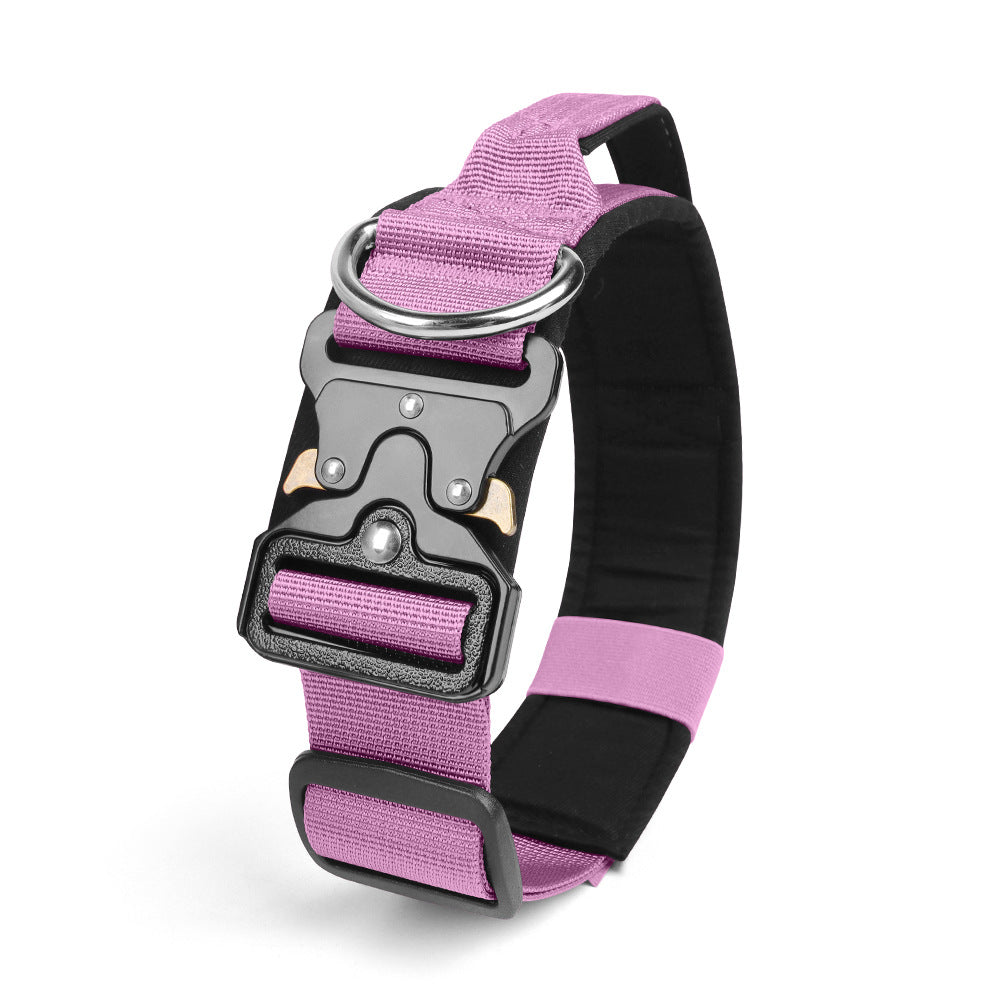 Tactical Dog Collar with Handle - Anti Pull