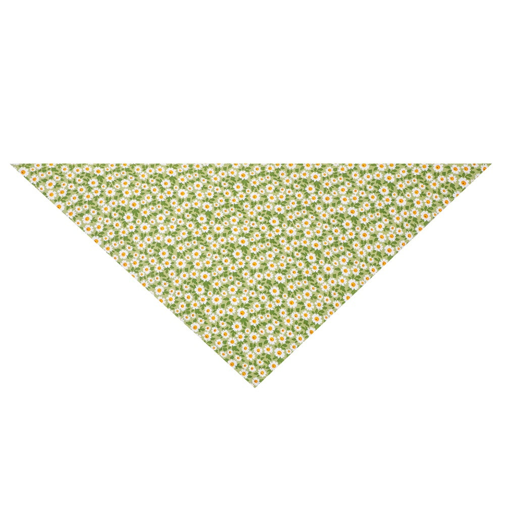 Cotton Floral Dog Bandanas, Pet Triangle Scarf Bibs for Puppy