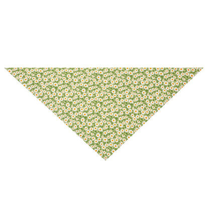 Cotton Floral Dog Bandanas, Pet Triangle Scarf Bibs for Puppy