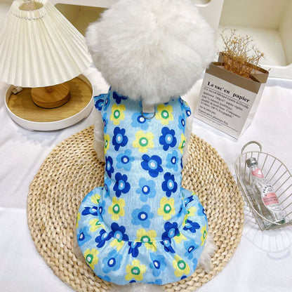 Summer Thin Pet Sun Protection Vest – Anti-Shedding Dog & Cat Dress for Small/Medium/Large Breeds