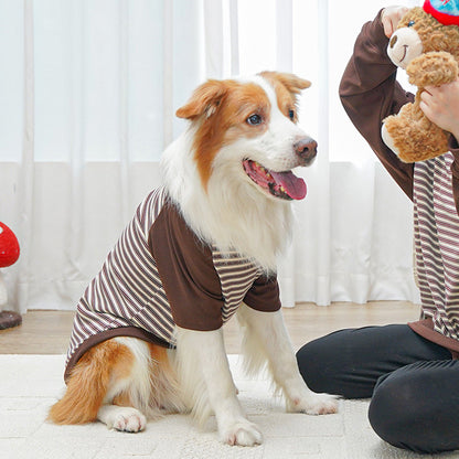 Adorable Striped Pet Tee – Cute Base Layer for Dogs & Cats