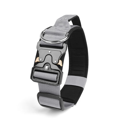 Tactical Dog Collar with Handle - Anti Pull