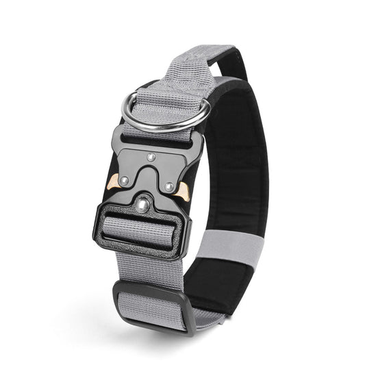 Tactical Dog Collar with Handle - Anti Pull