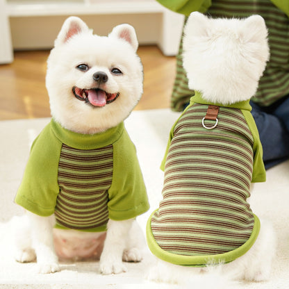 Adorable Striped Pet Tee – Cute Base Layer for Dogs & Cats