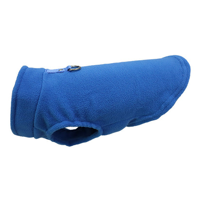 Dog & Cat Solid Color Fleece Vest with Leash Ring