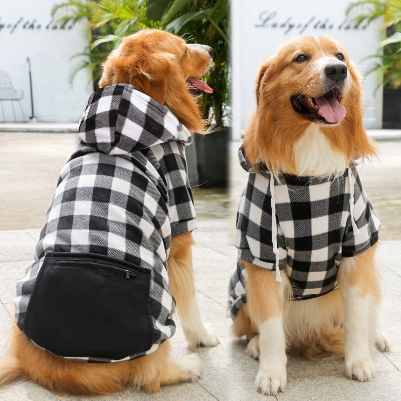 Cozy Fleece Hoodie with Zip Pocket for Dogs & Cats – All Sizes