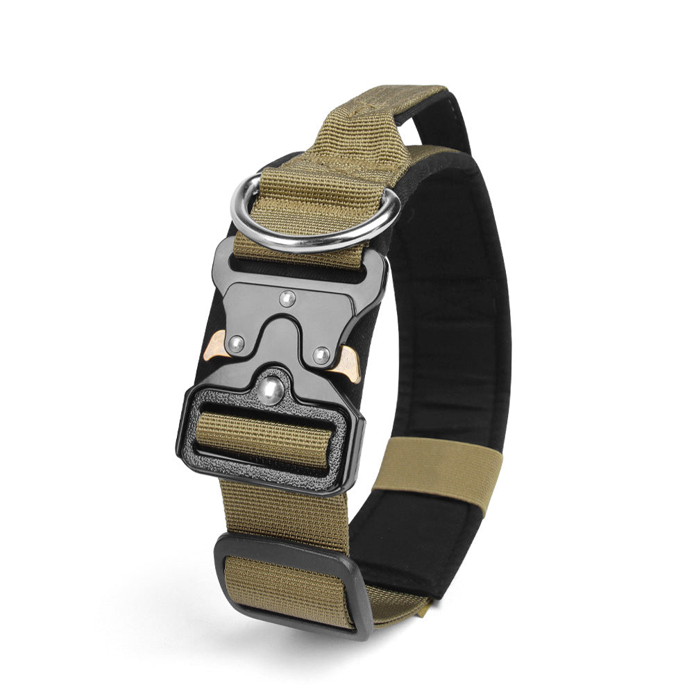 Tactical Dog Collar with Handle - Anti Pull