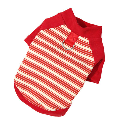 Adorable Striped Pet Tee – Cute Base Layer for Dogs & Cats
