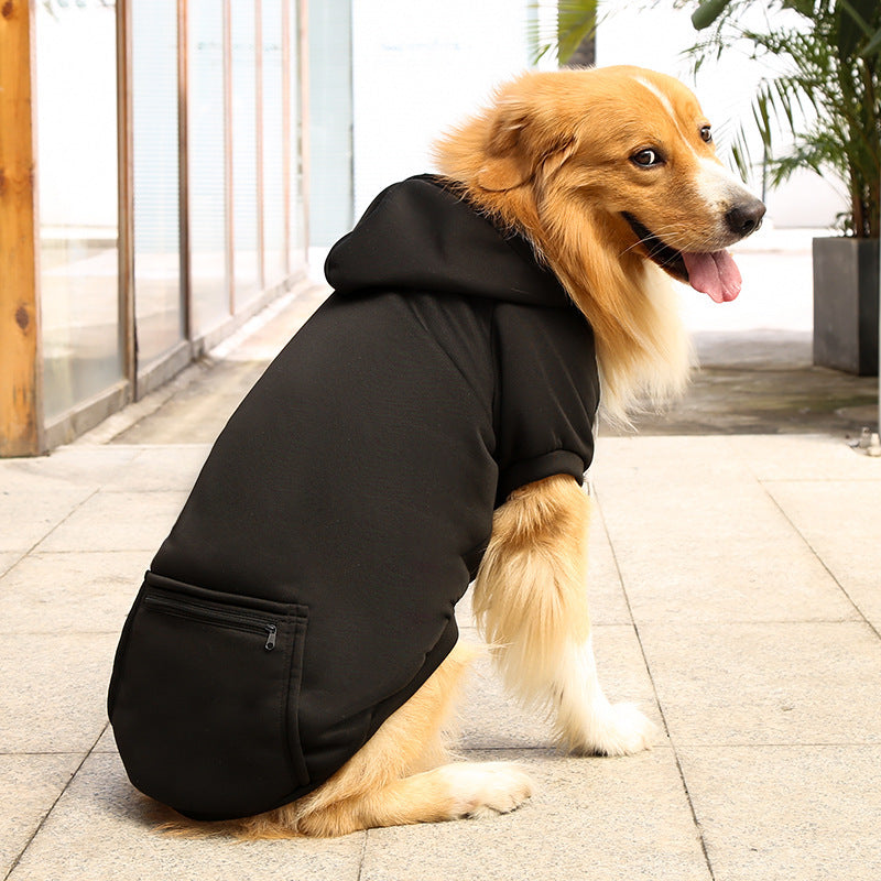 Cozy Fleece Hoodie with Zip Pocket for Dogs & Cats – All Sizes