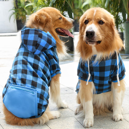 Cozy Fleece Hoodie with Zip Pocket for Dogs & Cats – All Sizes