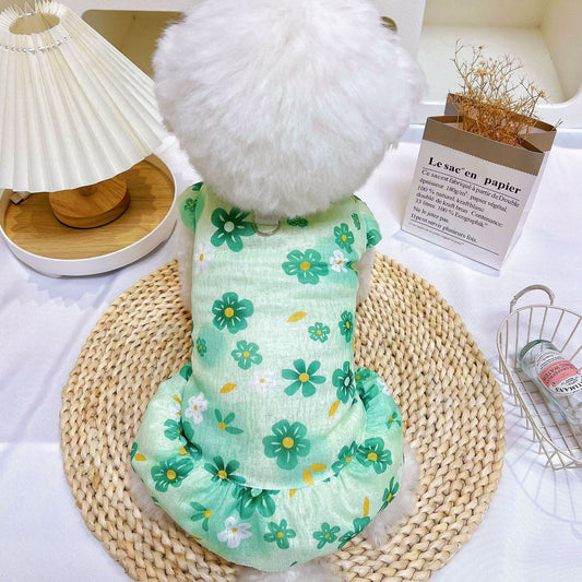 Summer Thin Pet Sun Protection Vest – Anti-Shedding Dog & Cat Dress for Small/Medium/Large Breeds