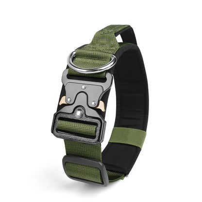 Tactical Dog Collar with Handle - Anti Pull