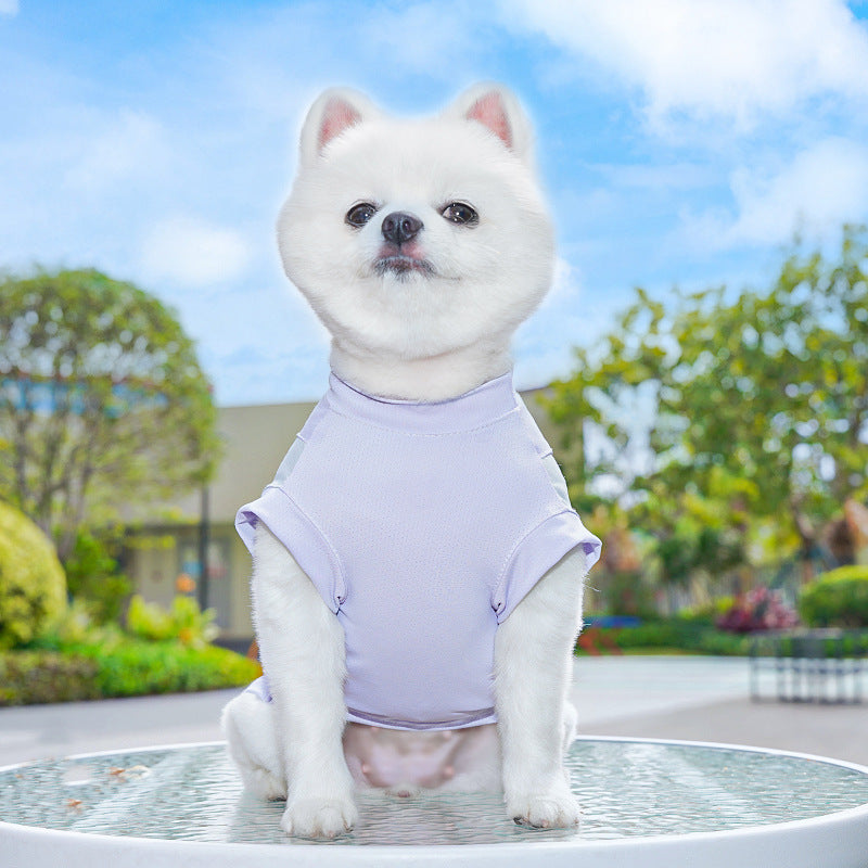 Ice Silk Sun Protection Quick Dry Dog T-Shirt