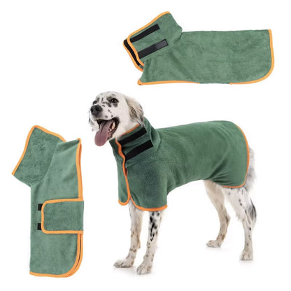 Pet Drying Robe – Super Absorbent, Full-Body Wrap