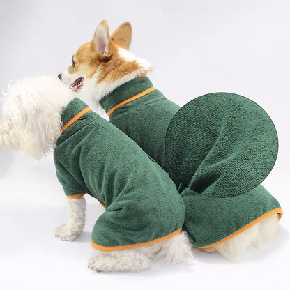 Pet Drying Robe – Super Absorbent, Full-Body Wrap