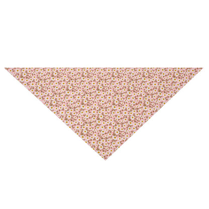Cotton Floral Dog Bandanas, Pet Triangle Scarf Bibs for Puppy