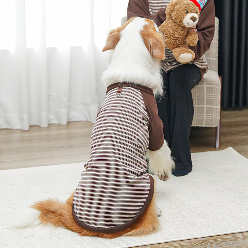 Adorable Striped Pet Tee – Cute Base Layer for Dogs & Cats
