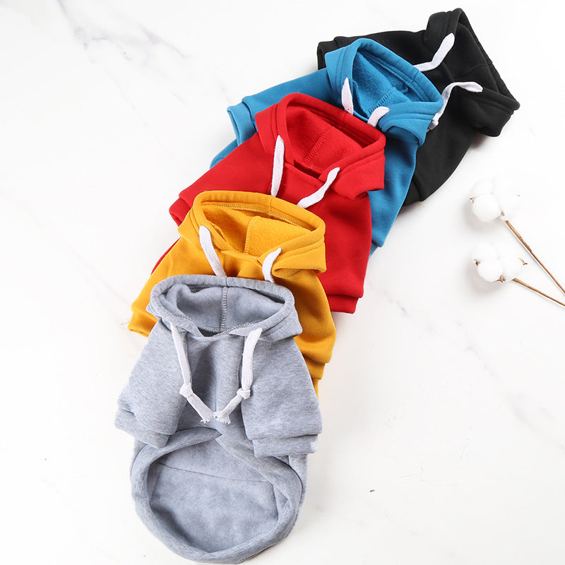 Cozy Fleece Hoodie with Zip Pocket for Dogs & Cats – All Sizes